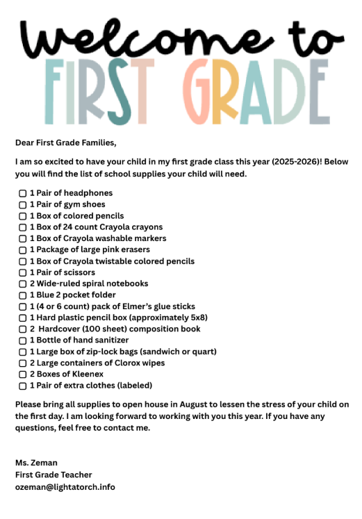 1st Grade