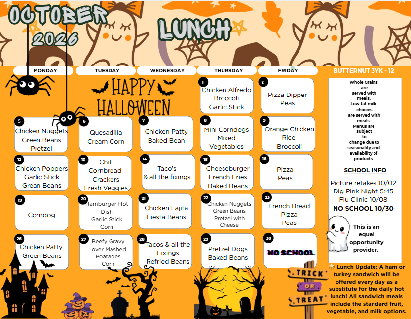 Lunch Menu