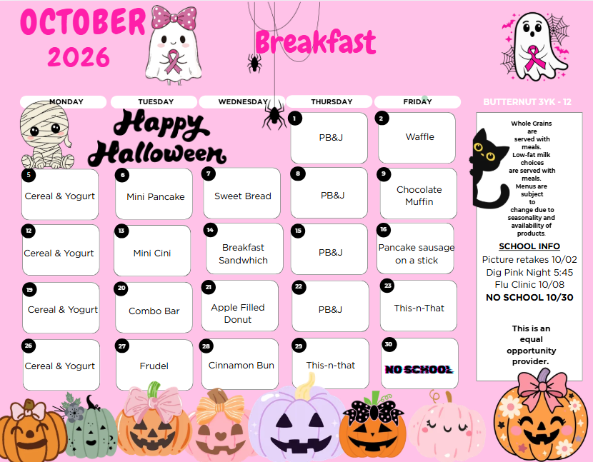 Breakfast Menu