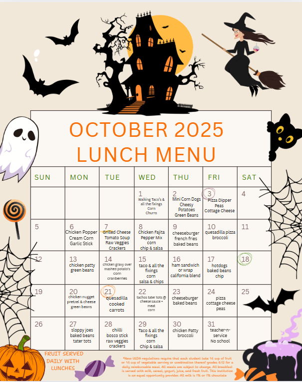 Lunch Menu